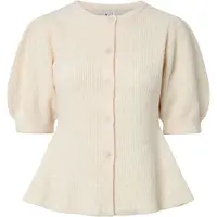 Pieces Pcsilly Puff Strikket Cardigan