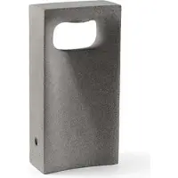 Faro LED-sokkellampe Glint, 2700K, 40 cm, grå, betong, IP55