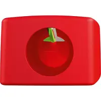 Stabilo woody 3 in 1, Manuell blyantspisser, Rød, woody 3 in 1, 62 mm, 67 mm, 63 mm