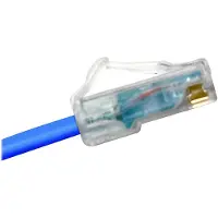 CommScope MiNo6A Series - Koblingskabel - RJ-45 (hann) til RJ-45 (hann) - 1.52 m - UTP - CAT 6a - halogenfri, uten hindringer, solid - blå
