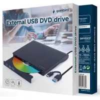 Gembird DVD-USB-031-BW - Ekstern - DVD-RW (Brenner) - USB 3.1 Gen 1 - Hvit