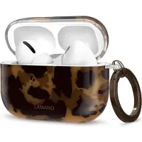 Tech-Protect Lamano-etui for AirPods Pro 1 / 2 - svart og brun
