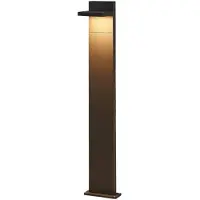 LUCANDE LED-pullertlampe Silvan, 100 cm, antrasitt, metall