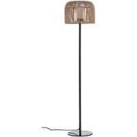 LUCANDE terrasselampe Solvindor, khaki, plast IP44
