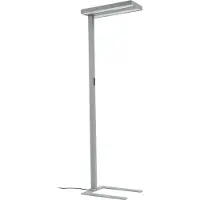 Arcchio LED-gulvlampe Logan Ultra HCL CCT, sølv, dimbar