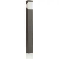 LUCANDE veilampe Kiran, 100 cm, grå, metall, IP44, E27