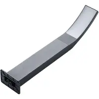 LINDBY Ilvita LED-veilampe, 60 cm, antrasitt, metall, IP54