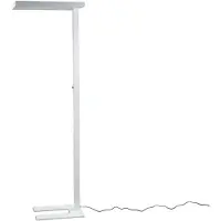 Arcchio LED-gulvlampe Logan Basic, hvit, 6000 lm, dimbar