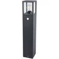LUCANDE veilampe Klemens, 65 cm, sensor, antrasitt, E27