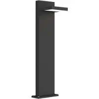 LUCANDE LED-pullertlampe Silvan, 65 cm, antrasitt, metall