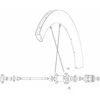 Mavic Kit 12 Rear Ds Com Pro Carbon Ust Eiker