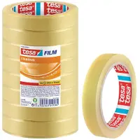 TESA Standard, 66 m, Gjennomsiktig, Polypropylen (PP), Fotoark kartong, Papir, 19 mm, 8 stykker