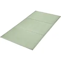 Vevor japansk tatamimatte, sammenleggbar japansk tatamimadrass i full størrelse (naturlig sivgress), japansk gulvmadrass med sklisikker bakside og frisk duft, futonmadrass for soving, meditasjon, yoga