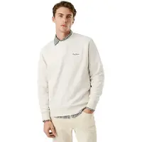 Pepe Jeans for man. PM5800013 Sweatshirt Macbeth Small Logo Plain off-white (S), Casual, Cotton