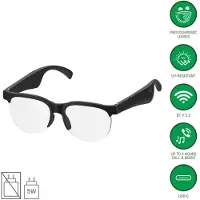 4smarts SoundGlasses Sport 2, Knapper, 0,3 m, A2DP, AVRCP, HFP, HSP, PBAP, SPP, Sort, Semi-rammeløs, Sort