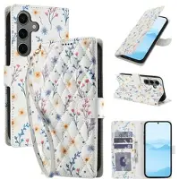 Mtp Products Samsung Galaxy S26 Pro Rombisk blomsterlommebok-etui - fargerike blomster