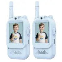 Mtp Products JK200 Video Walkie-Talkie for barn med kamera - 2 stk. - Blå