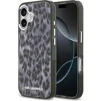 Karl Lagerfeld iPhone 17 IML Leopard-deksel - MagSafe-kompatibel - Grå