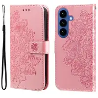 Mtp Products Samsung Galaxy S26 Mandala Series Lommebok-deksel - Rosa