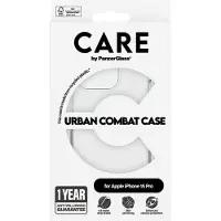 CARE by PanzerGlass Flagship Case Transparent Urban Combat w. Clear Frame iPhone 15 Pro