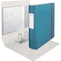 Leitz 180° Active Cozy - Hevarmbuefil - bokryggbredde: 82 mm - for A4 (210 x 297 mm) - kapasitet: 500 ark - rolig blått