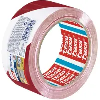 TESA Signal Premium - Maskeringstape - 50 mm x 66 m - PVC - rød, hvit