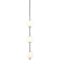 UMAGE LED-hengelampe Audrey, stålfarget, 3 lyskilder, Ø 12 cm
