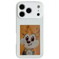 Mtp Products iPhone 17 Pro Max InkZone DIY E-Ink NFC-deksel - Hvit