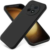 Mtp Products Huawei nova 14i Flytende silikon-deksel med håndstropp - svart