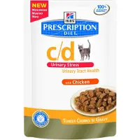 Hill's Pet Nutrition c/d Urinary Stress kattefôr med Kylling - 24 x 85 g