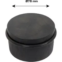 Home>it Dørstopper Ø76 mm - svart eik