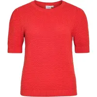 Vila Dalo O-neck Knit Genser Med Korte Ermer