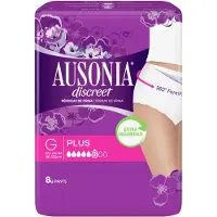 Ausonia Discreet Pants Plus Tg Komprimerer 8 Enheter