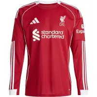 Adidas Liverpool Fc 25/26 Hjem Langarmet T-skjorte