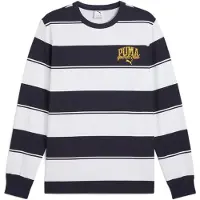 Puma Class Striped Crew Men, Clothing, New Navy, S
