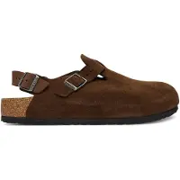 Birkenstock for man. 1032024 Leather Tokyo Clogs (Regular Fit) brown (44), Flat, Buckle, Casual