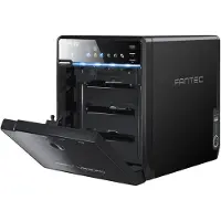 Fantec QB-35US3-6G 4-brønners harddiskkabinett, 3.5, USB 3.0/eSATA, svart