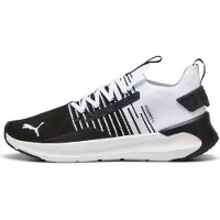 Puma SOFTRIDE Symmetry Fuzion Running Shoes Unisex, Fitness, Black/Cool Dark Gray/White, 41