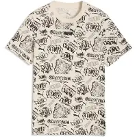 Puma MID 90s Printed Tee Youth, Shop, Alpine Snow, 15-16Y