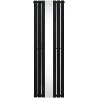 MonsterShop Flat speilradiator - 1800 mm x 565 mm - Svart