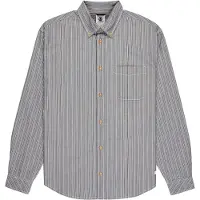 Element Button Down Chambray Regular Fit Skjorte Med Lange Ermer
