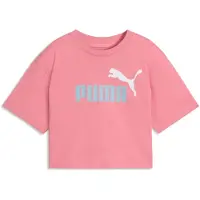 Puma ESS 2 COLOR Logo Tee, Age, Wild Pink, 15-16Y