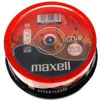 Maxell CD-R 700MB, 52x, CD-R, 120 mm, 700 MB, 25 stykker