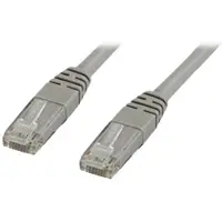 X-SHIELD - Koblingskabel - RJ-45 (hann) til RJ-45 (hann) - 5 m - UTP - CAT 6 - halogenfri, formstøpt - grå