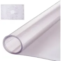 Vevor plastbordtrekk, 24 x 48 tommer 1,5 mm tykk frostet bordbeskytter, rektangulær PVC-skrivebordsmatte, vanntett og enkel rengjøring skrivebordsunderlagsduk, til kontorkommode spisebord nattbord