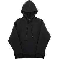 Vevor Damegenser med hettegenser, medium størrelse, fleece langermet komfortabel avslappet enkel genser med hettegenser, varm og hudvennlig, praktisk og trendy, svart hettegenser med stor lomme for hø