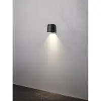 Nielsen ASK vegglampe antrasitt grå downlight