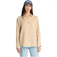 Timberland Linen Skjorte Med Lange Ermer