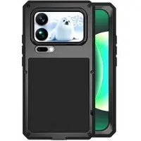 Love Mei Xiaomi 17 Pro Max Powerful Hybrid-deksel - Svart