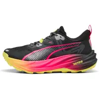 Puma Voyage NITRO 4 Running Shoes Women, Shoes, Black/Pure Pink/Lemon Crush, 36